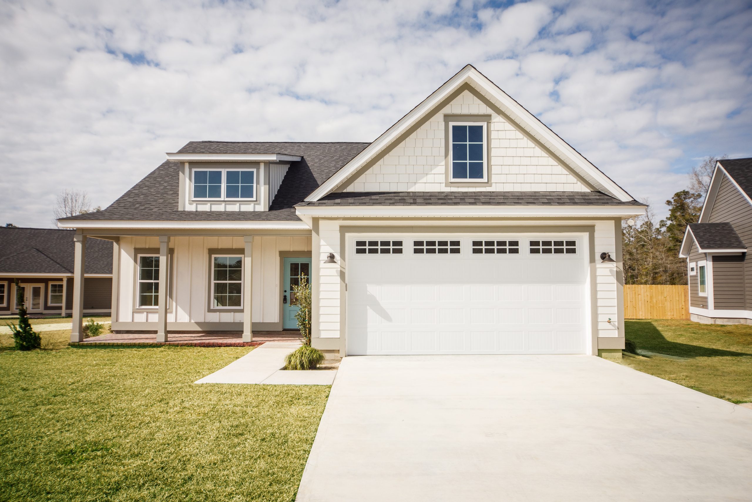 Garage door insulation example